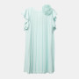Dress plissè girl, green Dress plissè girl, green