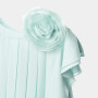 Dress plissè girl, green Dress plissè girl, green