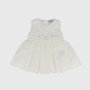 Dress in lace san gallo for newborn, white Dress in lace san gallo for newborn, white