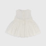 Dress in lace san gallo for newborn, white Dress in lace san gallo for newborn, white
