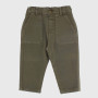 Trousers in coton canvas for boy, green Trousers in coton canvas for boy, green