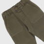 Trousers in coton canvas for boy, green Trousers in coton canvas for boy, green