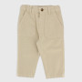 Pantalone in tela di cotone da Bambino, BEIGE Pantalone in tela di cotone da Bambino, BEIGE