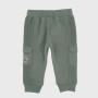 Trousers in fleece for boy, green Trousers in fleece for boy, green