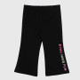 Leggings in felpa da Bambina, NERO Leggings in felpa da Bambina, NERO