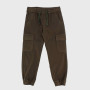 Pantalon en gabardine pour garçon, vert Pantalon en gabardine pour garçon, vert