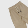 Trousers in popeline for boy, brown Trousers in popeline for boy, brown