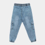 Trousers in jeans for boy, blue Trousers in jeans for boy, blue