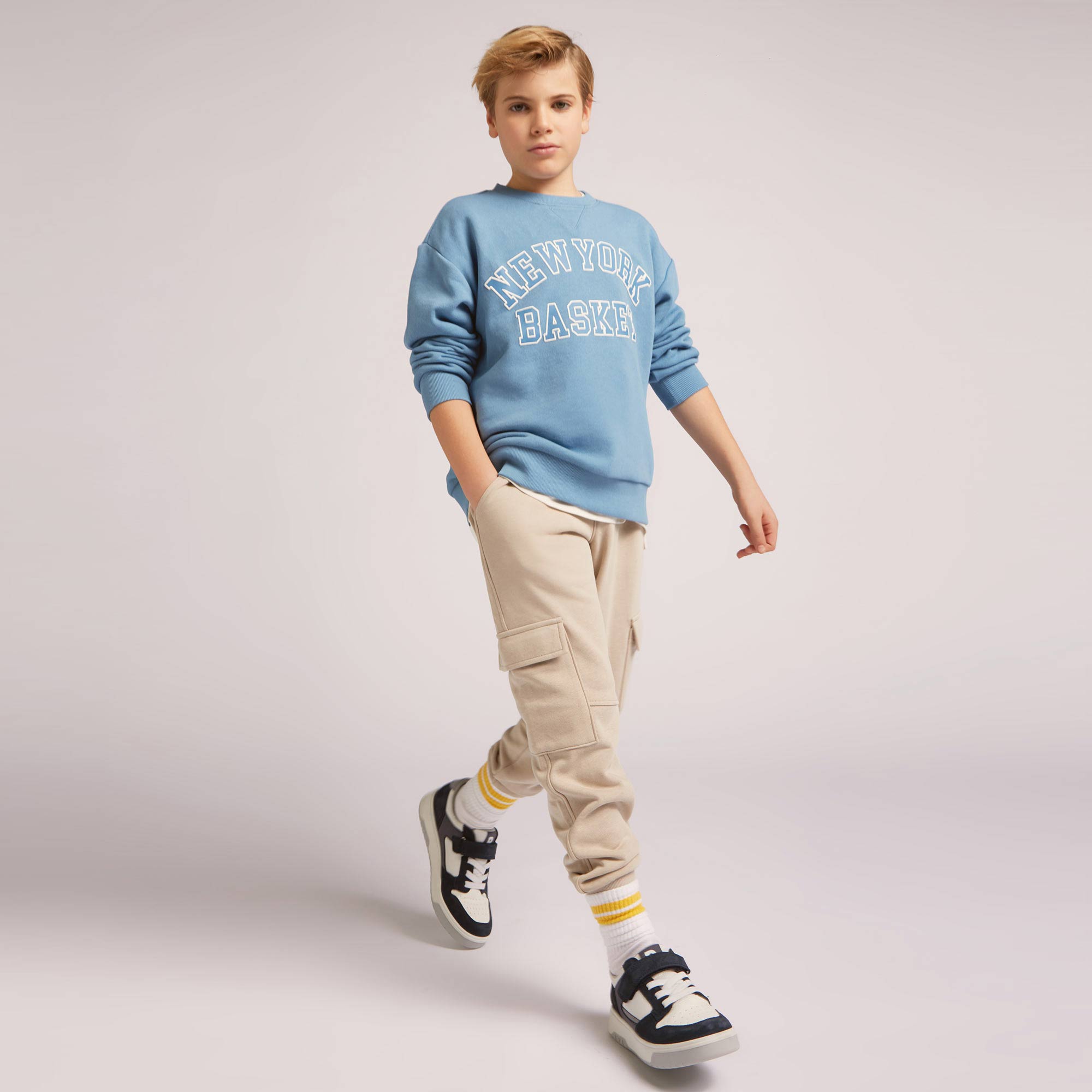 Pantalon beige garcon online