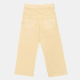 Pantalon en toile de baumwolle pour fille, beige Pantalon en toile de baumwolle pour fille, beige
