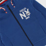 Open sweat-shirt with heat for boy, blue Open sweat-shirt with heat for boy, blue
