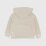 Felpa aperta con cappuccio da Bambino, BIANCO Felpa aperta con cappuccio da Bambino, BIANCO
