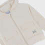 Sudadera abierta con capucha para niño, blanco Sudadera abierta con capucha para niño, blanco