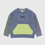 Sweat-shirt crew neck for boy, blue Sweat-shirt crew neck for boy, blue