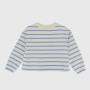 Sudadera de cuello redondo de niña, azul Sudadera de cuello redondo de niña, azul