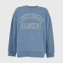 Sweat-shirt crew neck for boy, blue Sweat-shirt crew neck for boy, blue