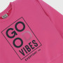 Sweat-shirt crew neck girl, pink Sweat-shirt crew neck girl, pink