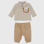 Set with two pieces for newborn, beige Set with two pieces for newborn, beige