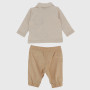 Set with two pieces for newborn, beige Set with two pieces for newborn, beige