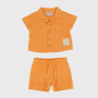 SET MIT ZWEI STUECK FUER NEUGEBORENE , ORANGE   SET MIT ZWEI STUECK FUER NEUGEBORENE , ORANGE