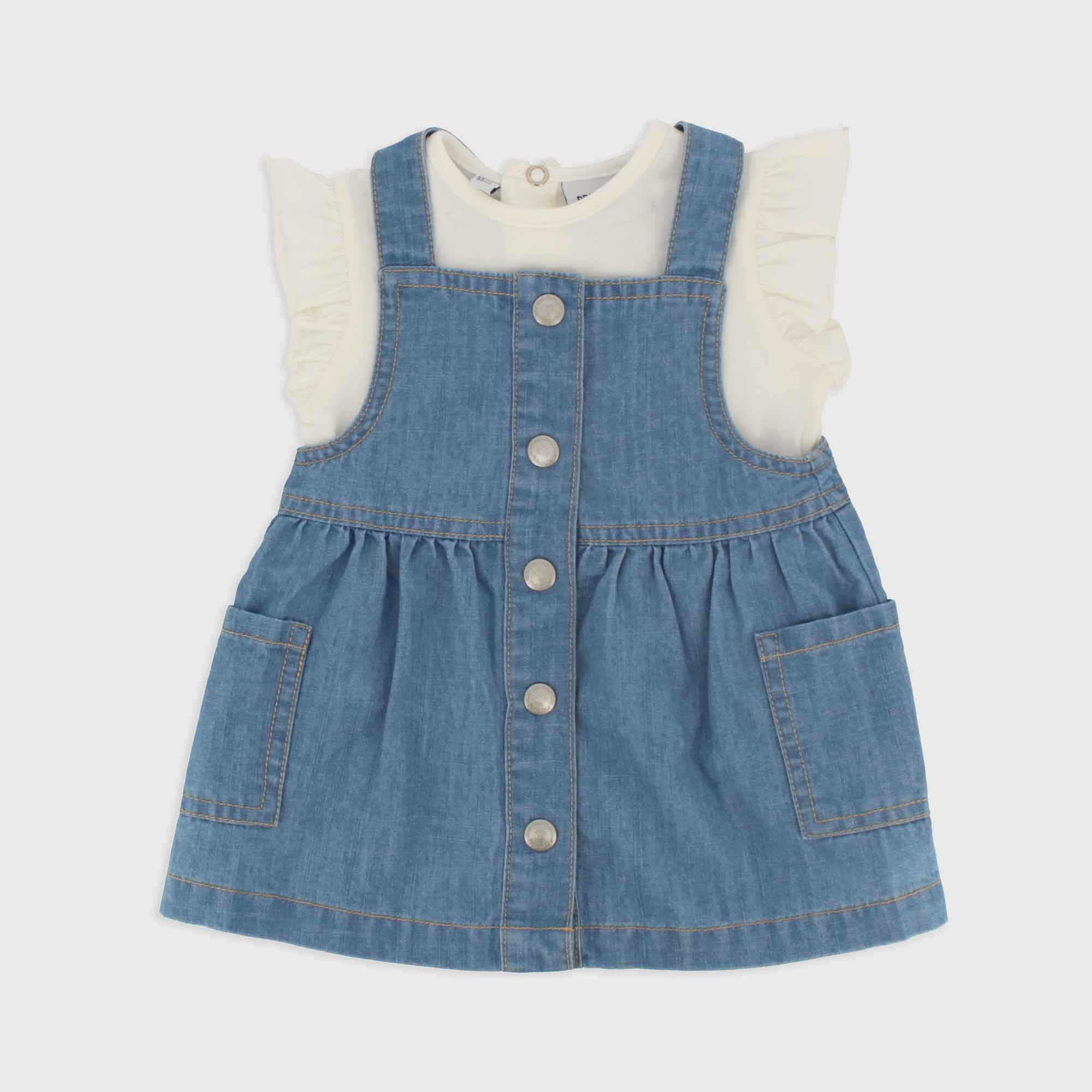 Completo due pezzi da Neonata, BLU