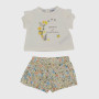 Set with two pieces for newborn, white Set with two pieces for newborn, white