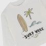 T-shirt oversize en jersey pour garçon, blanc T-shirt oversize en jersey pour garçon, blanc