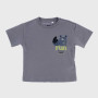 T-SHIRT OVERSIZE AUS JERSEY FUER JUNGEN, BLAU  T-SHIRT OVERSIZE AUS JERSEY FUER JUNGEN, BLAU