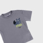 T-SHIRT OVERSIZE AUS JERSEY FUER JUNGEN, BLAU  T-SHIRT OVERSIZE AUS JERSEY FUER JUNGEN, BLAU