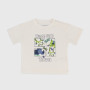 T-shirt oversize in jersey for boy, white T-shirt oversize in jersey for boy, white