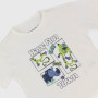 T-shirt oversize in jersey for boy, white T-shirt oversize in jersey for boy, white