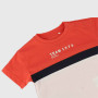 T-shirt in jersey for boy, red T-shirt in jersey for boy, red