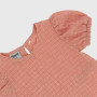 Top de seeersucker de niña, rosa Top de seeersucker de niña, rosa