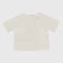 Camiseta oversize de tejido jersey de niña, blanco Camiseta oversize de tejido jersey de niña, blanco