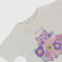 T-shirt oversize en jersey pour fille, blanc T-shirt oversize en jersey pour fille, blanc