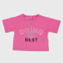 Maglietta in jersey da Bambina, ROSA Maglietta in jersey da Bambina, ROSA