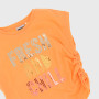 T-shirt in jersey girl, orange T-shirt in jersey girl, orange