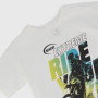 T-shirt oversize en jersey pour garçon, blanc T-shirt oversize en jersey pour garçon, blanc