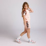 T-shirt in interlock girl, pink T-shirt in interlock girl, pink