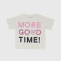 T-shirt in jersey girl, white T-shirt in jersey girl, white
