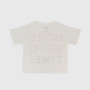 T-shirt in jersey girl, white T-shirt in jersey girl, white
