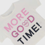 T-shirt in jersey girl, white T-shirt in jersey girl, white