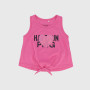 Débardeur en jersey pour fille, rose Débardeur en jersey pour fille, rose