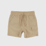 Bermuda in popeline for boy, brown Bermuda in popeline for boy, brown