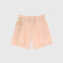 pantalón corto de popelina de niña, rosa pantalón corto de popelina de niña, rosa