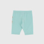 pantalón ciclista de tejido tipo jersey de niña, azul pantalón ciclista de tejido tipo jersey de niña, azul