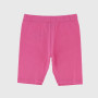 pantalón ciclista de tejido tipo jersey de niña, rosa pantalón ciclista de tejido tipo jersey de niña, rosa