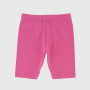 pantalón ciclista de tejido tipo jersey de niña, rosa pantalón ciclista de tejido tipo jersey de niña, rosa
