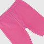 pantalón ciclista de tejido tipo jersey de niña, rosa pantalón ciclista de tejido tipo jersey de niña, rosa