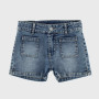 Shorts en jersey pour fille, bleu Shorts en jersey pour fille, bleu